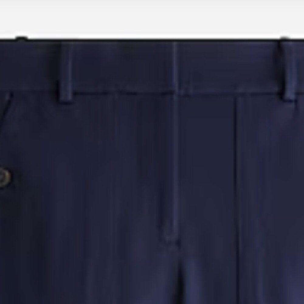 J. Crew Sydney wide-leg pant in bi-stretch cotton blend in Navy NWT size 00 - Picture 6 of 12